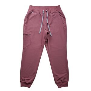 Figs Mauve Jogger Scrub Pants EUC LP
